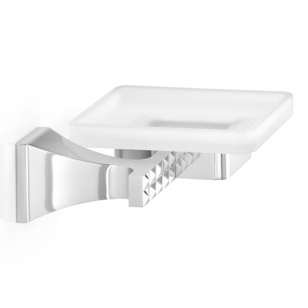 Savoniera Parthenon, 16x13x5 cm, alama, argintiu - imagine 4